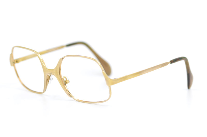 Menrad 3940 vintage glasses. Menrad glasses. 70s vintage glasses. Gold 70s glasses. 