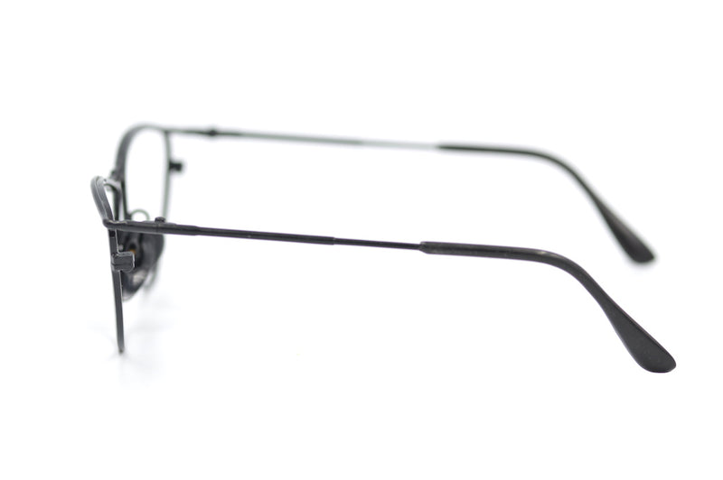 Topcon cat black grey vintage glasses. Cheap cat eye glasses. Sustainable vintage glasses.