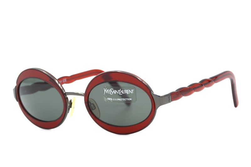 Yves Saint Laurent 6058 Y362 Vintage Sunglasses. YSL Sunglasses. Vintage YSL. Vintage Designer Sunglasses. Vintage Cat Eye Sunglasses.