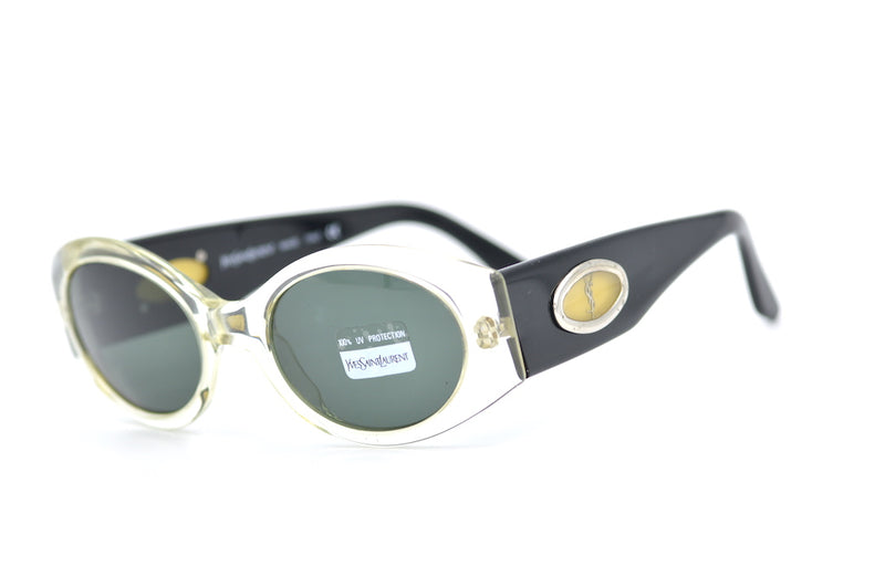 YSL 6554 646 petite vintage sunglasses. Petite sunglasses. Petite Designer Sunglasses. Rare vintage sunglasses. 