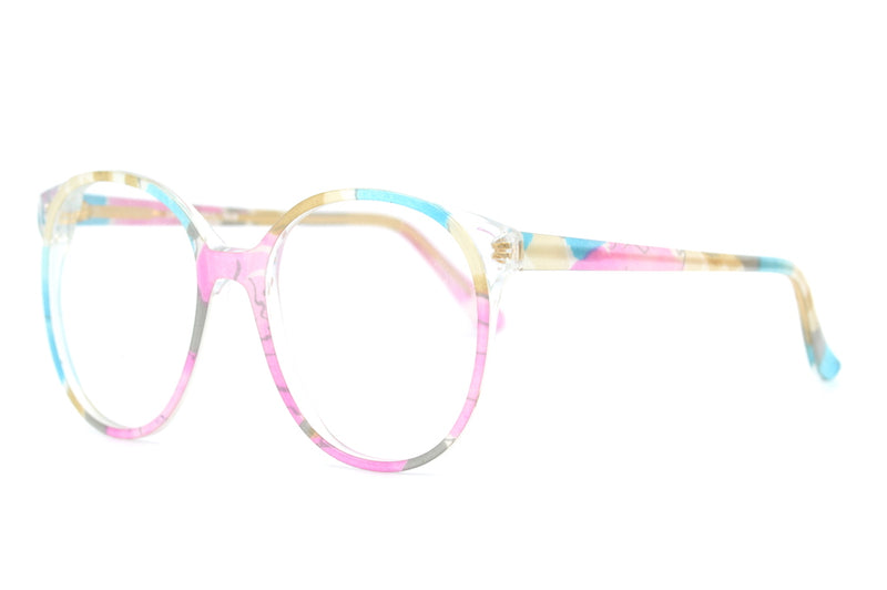 Zoe by Brulimar 2205. Oversized Glasses. Vintage Oversized Glasses. 1980's Vintage Glasses. Sustainable Glasses.  Stylish Glasses. 80's Glasses. Vintage eyeglasses.