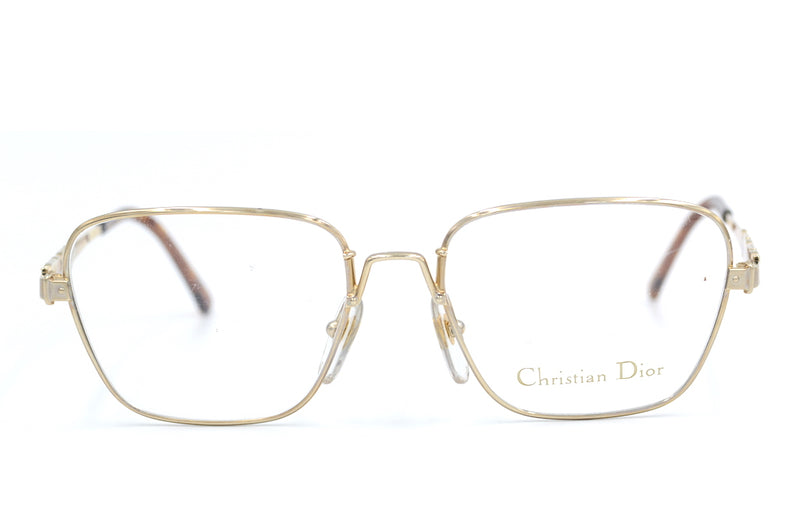 Christian Dior 2630 40 Vintage Glasses. Vintage Christian Dior Glasses. Ladies Vintage Glasses. 1980's Glasses. Vintage Style.  Designer Glasses. Vintage Designer Glasses. Cool metal glasses.