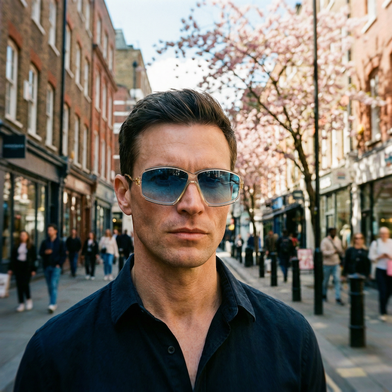 Men's Cazal vintage sunglasses.