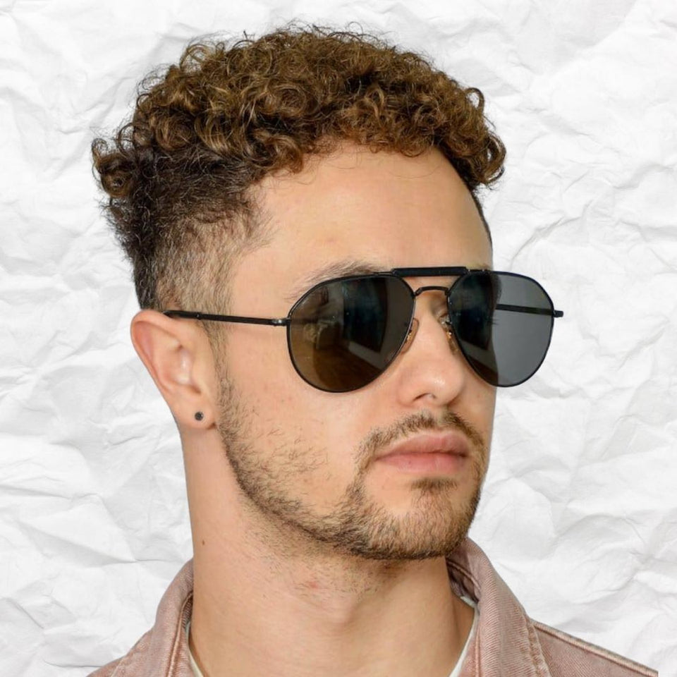 Men's vintage aviator sunglasses cheap
