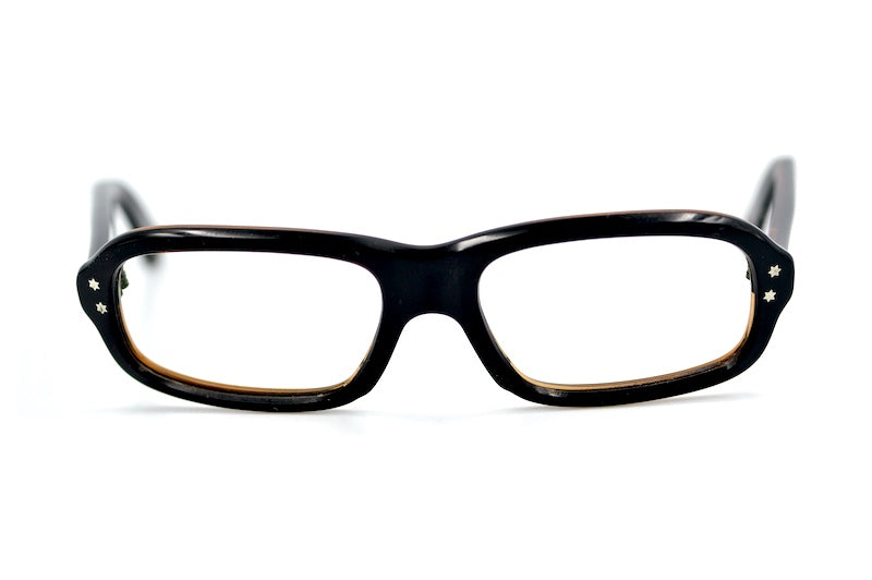 1950s Star Rivet Rectangular Glasses