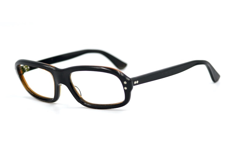 1950s Star Rivet Rectangular Glasses