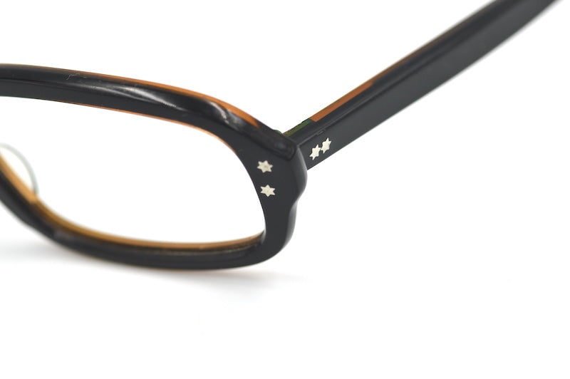 1950s Star Rivet Rectangular Glasses