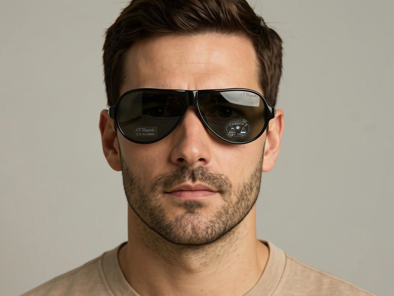 S.T Dupont 7028U Sunglasses. Vintage S.T Dupont sunglasses. Men's designer sunglasses. 