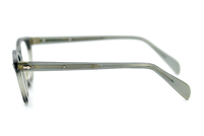 AO Flexi Fit grey vintage safety glasses. 
