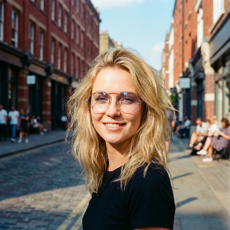 Action 1 vintage glasses. Women's vintage aviator glasses. 