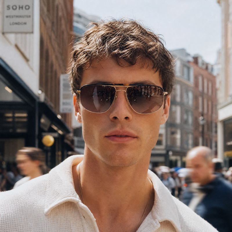 Alfa Romeo 216 men's vintage sunglasses