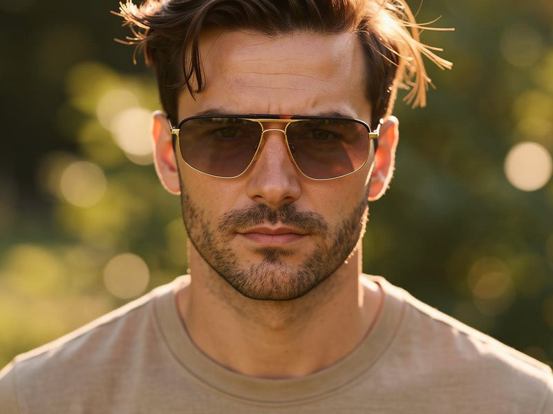 Alfa Romeo 216 men's vintage designer sunglasses in colour 190