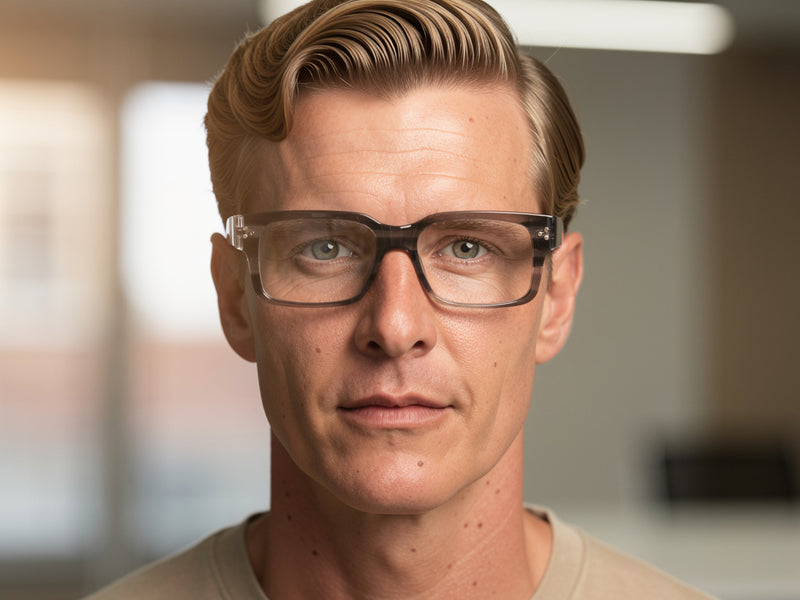 Alfie Style Men's Glasses. Men's 60s style glasses.