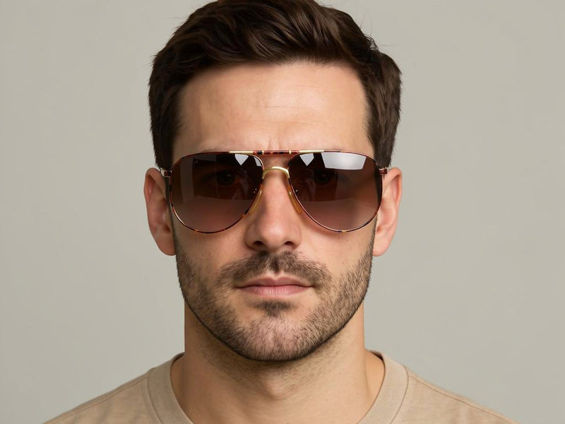 Alfa Romeo 115 Vintage Aviator Sunglasses