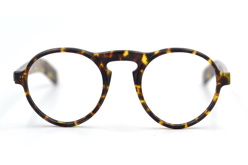 Anglo American Eyewear 237 vintage glasses. 40s style round tortoiseshell look glasses. 