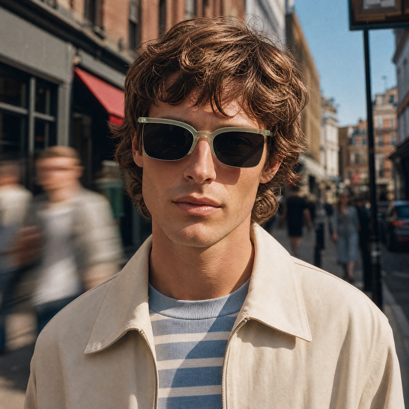 Anglo American Kaye sunglasses. Men's mod style vintage sunglasses.