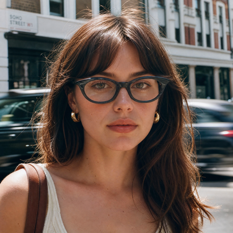 Anglo American Optical Arizona Cat-Eye Women's Vintage Glasses