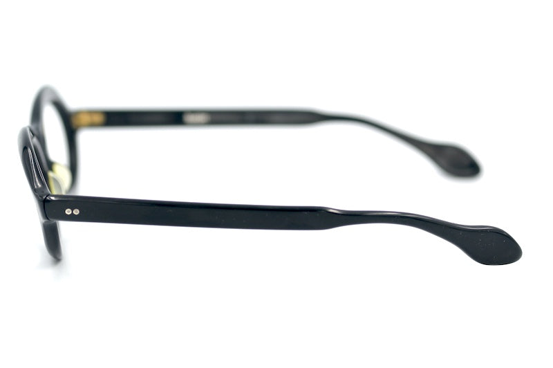 Atelier Ireland 50s vintage glasses. Black oval vintage glasses. Women's vintage glasses. 