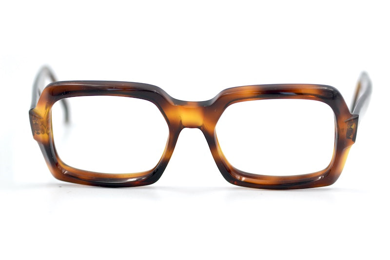 Barrister brown tortoiseshell vintage glasses