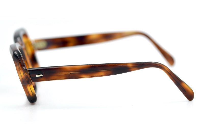 Barrister brown tortoiseshell vintage glasses