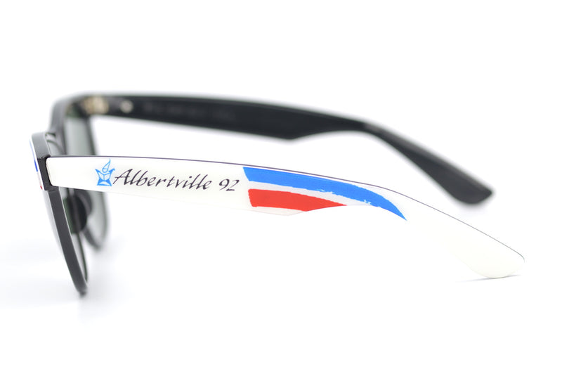 Bausch & Lomb Albertville 1992 Winter Olympic Sunglasses. Olympic RayBan. Vintage rare RayBan sunglasses. 