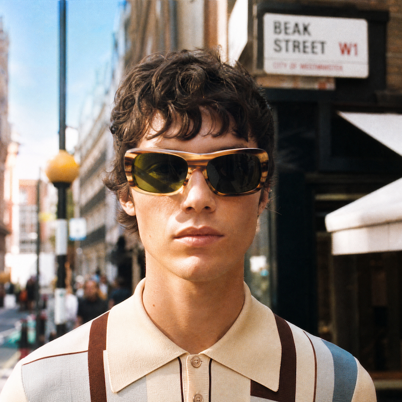 Benny Men's Mod 60s Style Vintage Sunglasses