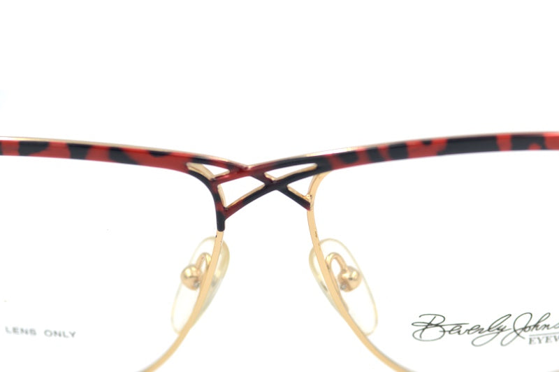 Berverly Johnson 4 Vintage Glasses. Women's vintage glasses. Oversized vintage glasses. 