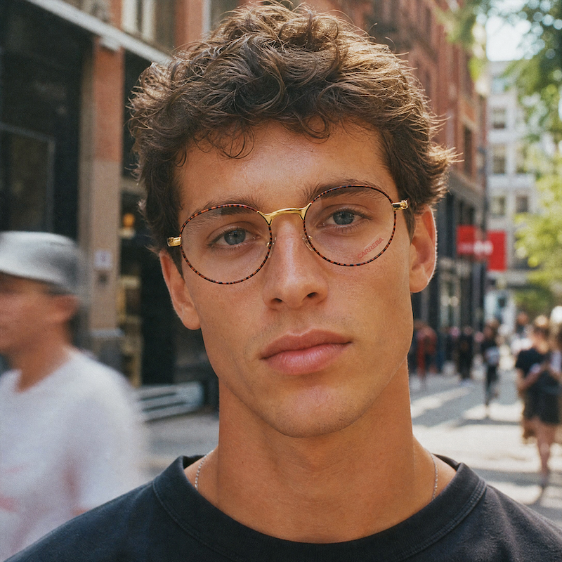 Carreraa 5366 Men's Vintage Oval Glasses