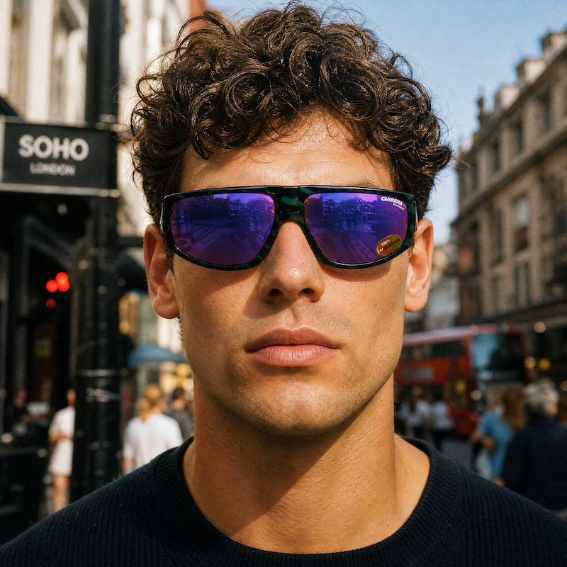 Carrera 5448 Men's Mirrored Sunglasses
