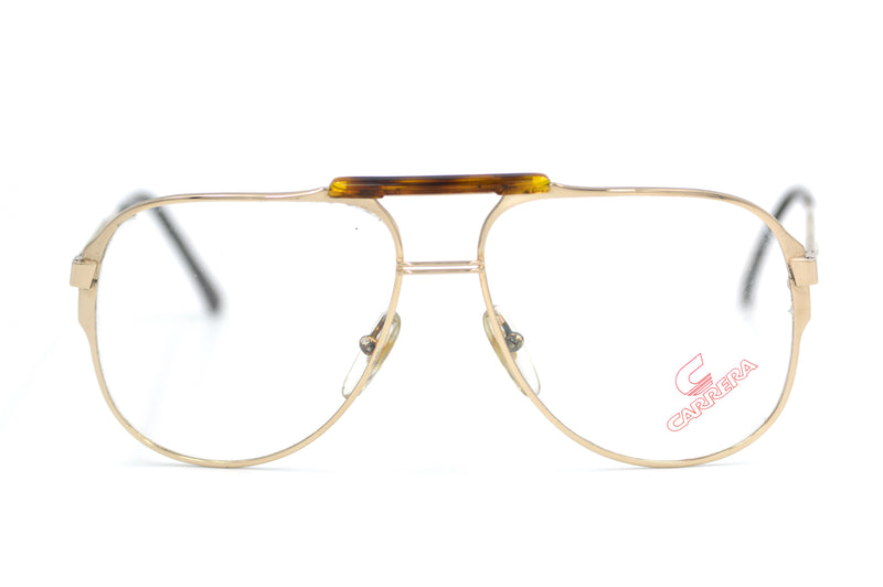 Carrera Vario 5320 men's gold vintage aviator glasses.