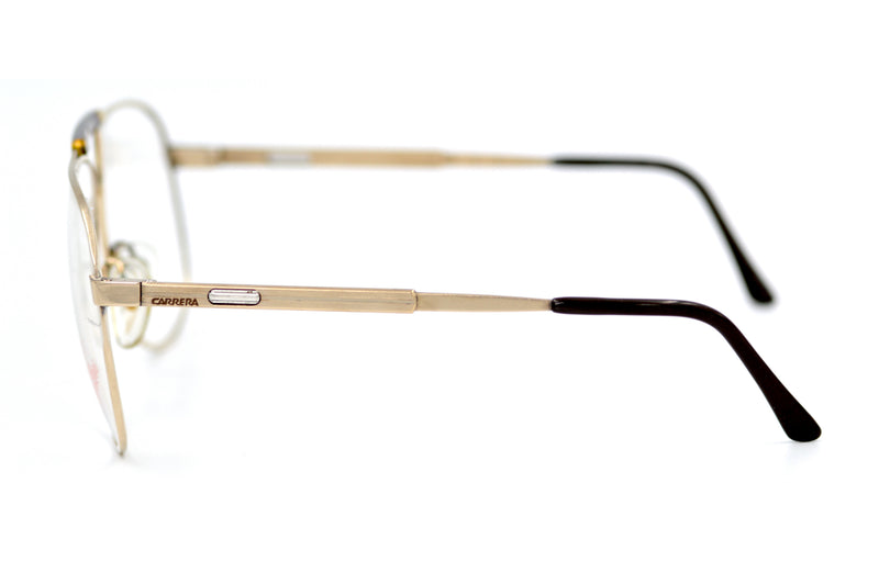 Carrera Vario 5320 men's gold vintage aviator glasses.