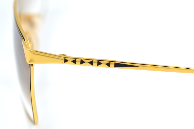 Casanova NM9 Vintage Sunglasses. Gold plated men's luxury sunglasses. Vintage Casanova sunglasses.