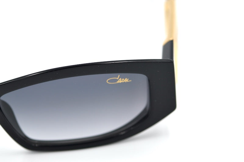 Cazal 8525 001 Women's Black Rectangular Sunglasses UK
