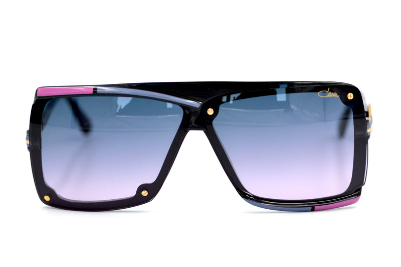 Cazal 859 001 Sunglasses pink black and purple sunglasses. 80s style Cazal Legends sunglasses. Cazal sunglasses UK.