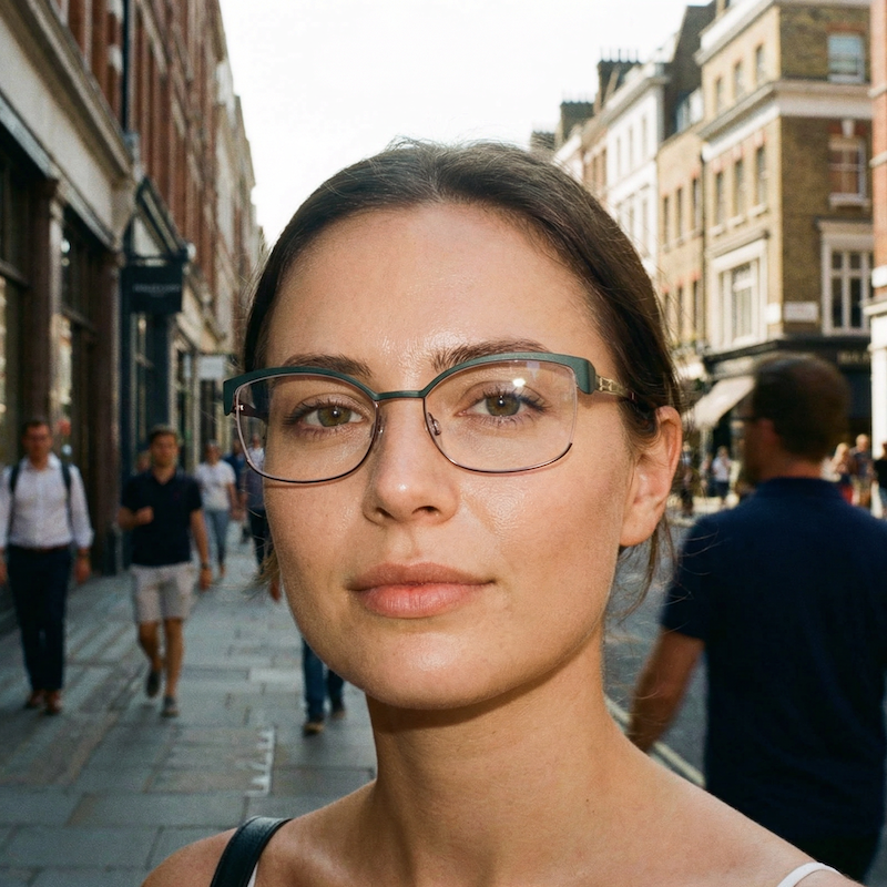 Charmant 12562 glasses. Women's titanium glasses. 
