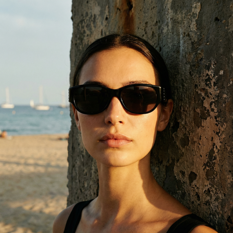 Christian Dior 2005 vintage sunglasses. Women's Dior sunglasses. Black Dior sunglasses with quilted sides. Rare Dior sunglasses. Women's designer sunglasses. Vintage designer sunglasses. 