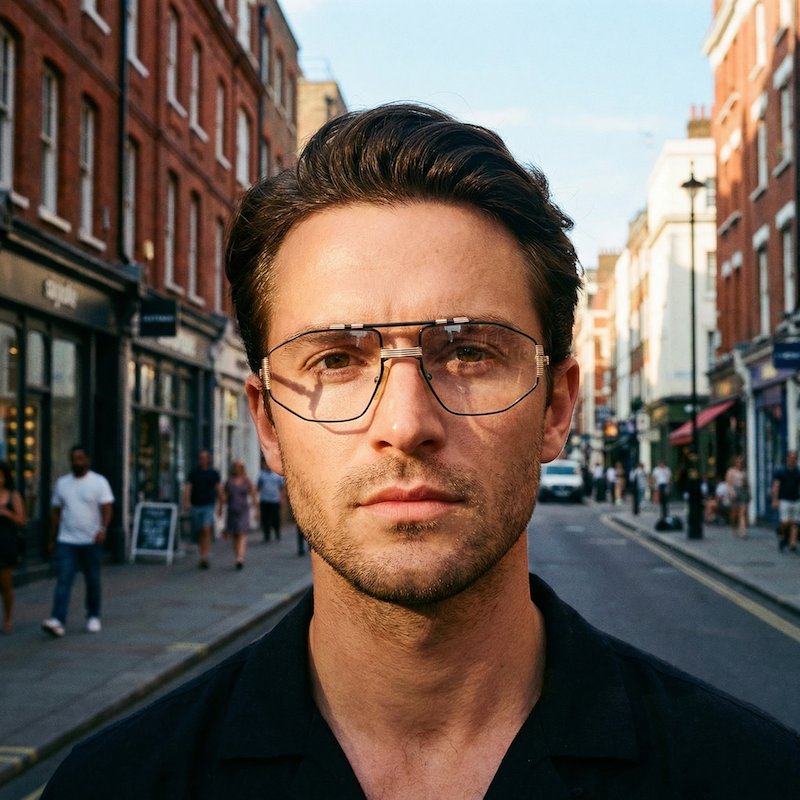Christian Dior 2516 94 vintage glasses. Men's vintage glasses. Dior aviator glasses. Men's Dior glasses.