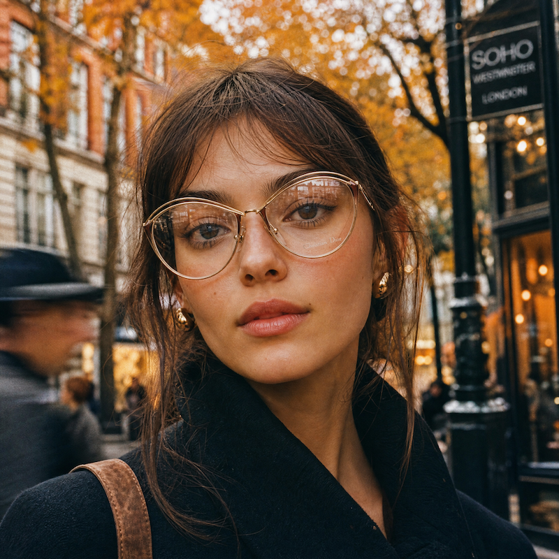 Christian Dior 2535 women's vintage designer glasses.