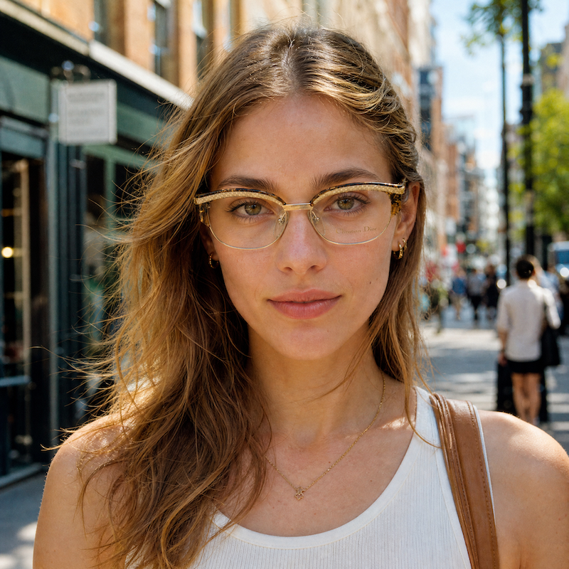 Christian Dior 2589 vintage glasses.  Women's Dior glasses.