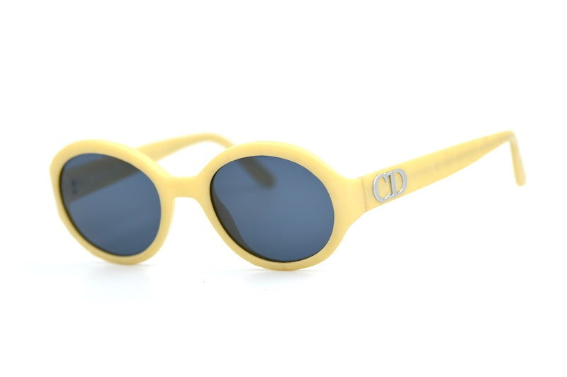 Dior 2977 women's vintage round sunglasses. Women's 60s style mod sunglasses.
