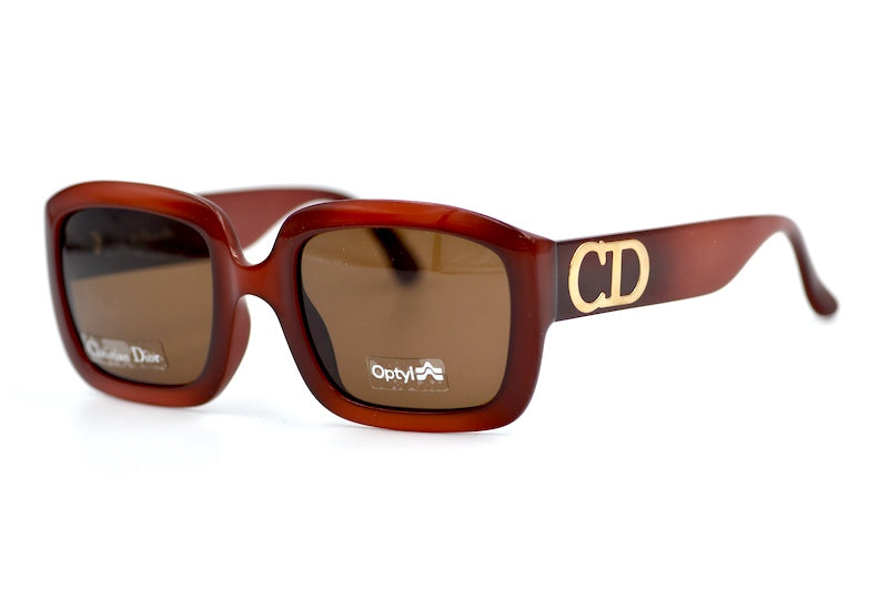 Christian Dior 2987A 30 women's square vintage sunglasses.