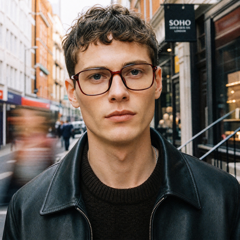 Christian Dior 4001 30L vintage glasses.  Men's square Dior glasses.