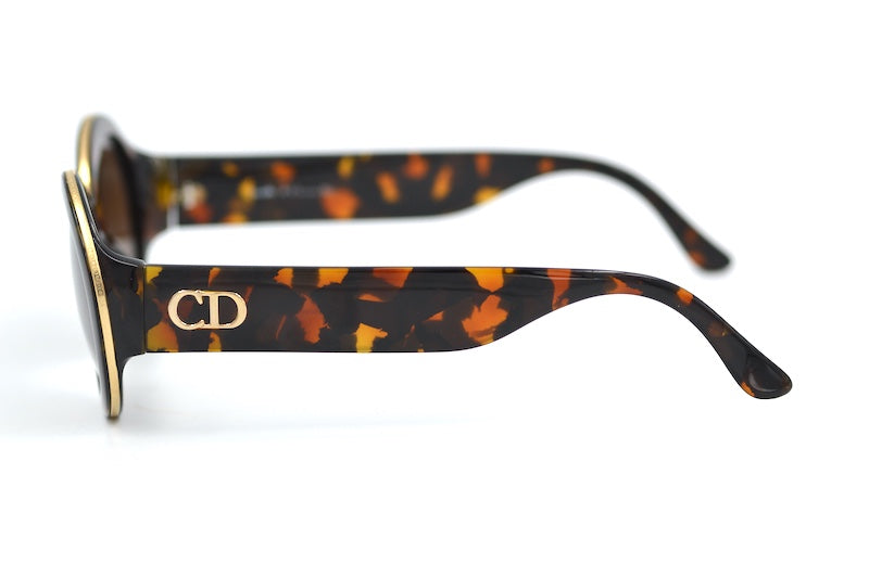 Dior Rondior womens's brown round sunglasses. Dior sunglasses. Vintage Dior sunglasses.