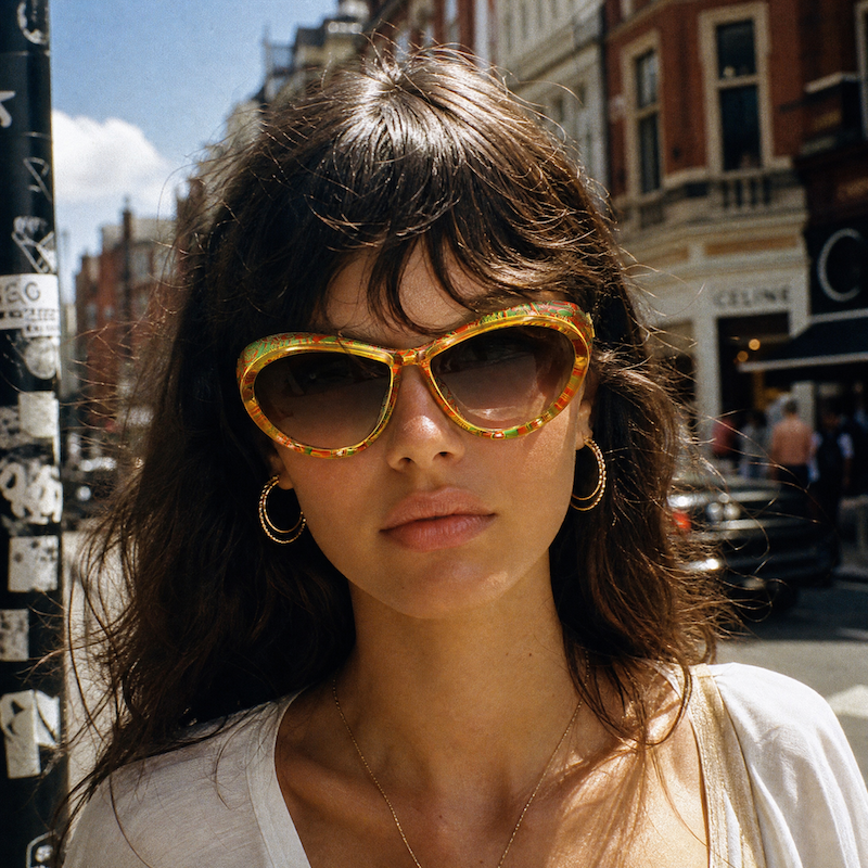 Christian Lacroix 7366 Sunglasses. Women's luxury cat-eye sunglasses.