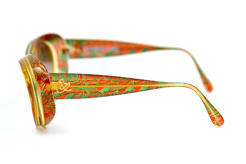Christian Lacroix 7366 Sunglasses. Women's luxury cat-eye sunglasses.