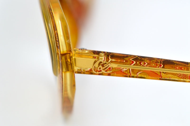 Christian Lacroix 7367 women's gold cat-eye vintage sunglasses