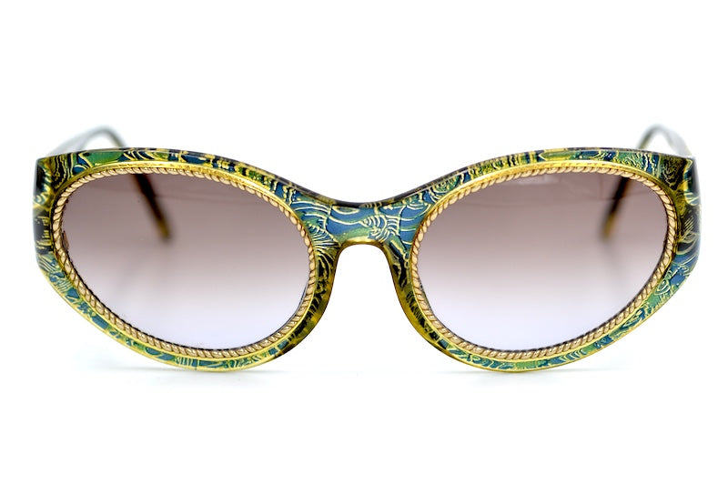 Christian Lacroix 7390 50 Sunglasses. Women's luxury cat-eye sunglasses.