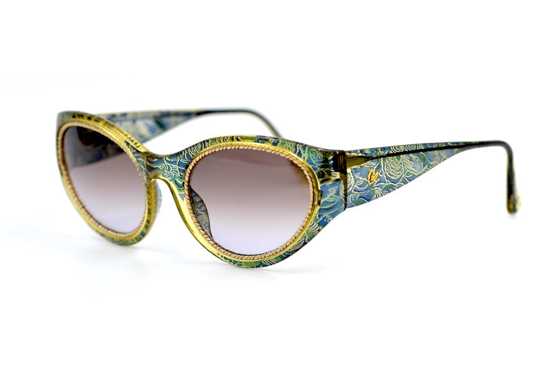 Christian Lacroix 7390 50 Sunglasses. Women's luxury cat-eye sunglasses.