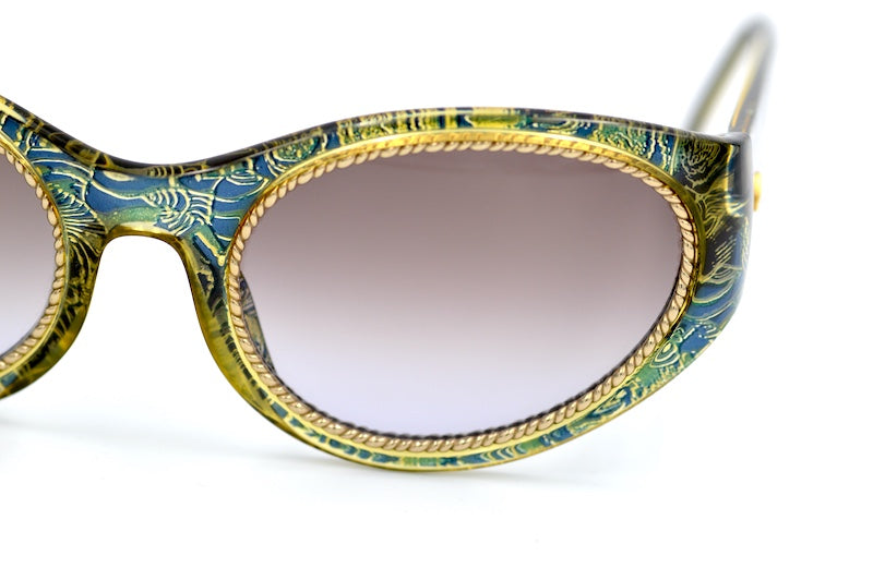Christian Lacroix 7390 50 Sunglasses. Women's luxury cat-eye sunglasses.