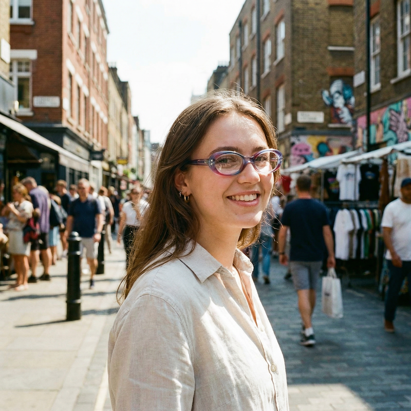 Colombine 50s vintage glasses. Women's 50s vintage glasses. Oval shaped vintage glasses. 